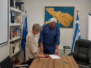 Δήμος Τήνου: Ορκωμοσία νέας συμβούλου της Δημοτικής Κοινότητας Τήνου