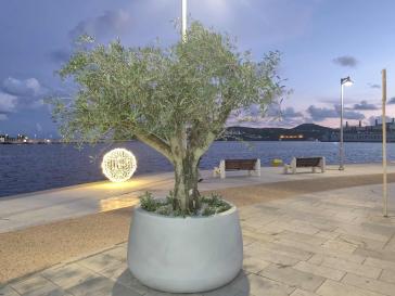 Φρεσκάδα και καλλωπισμός στην παραλία της Ερμούπολης 