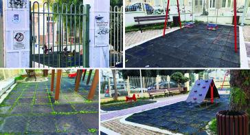 Πιέζουν οι γονείς για τις παροπλισμένες παιδικές χαρές της Σύρου 