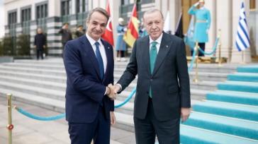 Άρχισε στην Άγκυρα η συνάντηση Μητσοτάκη - Ερντογάν