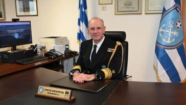 Νέος αρχηγός του Λιμενικού ο αντιναύαρχος Χρήστος Κοντορουχάς