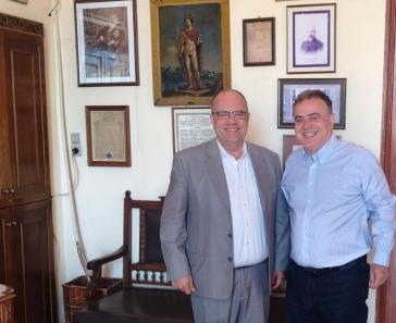 Συνάντηση δημάρχου Σύρου – Ερμούπολης με τον δήμαρχο Παλλήνης