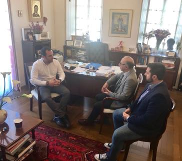 Συνάντηση Δημάρχου Μυκόνου με εκπροσώπους της Περιφερειακής αρχής