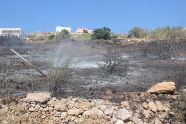 Φωτιά στα Άδειατα - Απειλήθηκαν κατοικίες