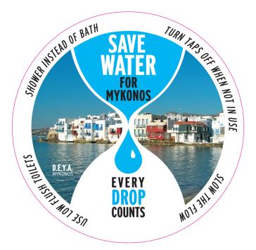 Ενημέρωση για την εξοικονόμηση των υδάτινων πόρων στη Μύκονο