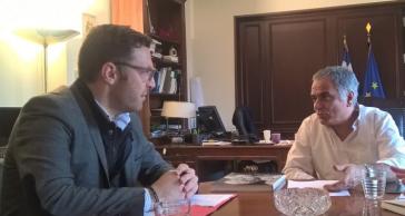 Συνάντηση Δημάρχου Τήνου με τον Υπουργό Εσωτερικών