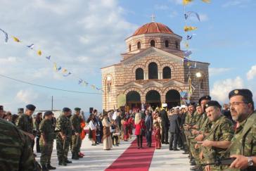Υποδοχή της εικόνας της Ζωοδόχου Πηγής - Αγίας από την Άνδρο