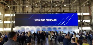 Ο Γ. Χατζημάρκος στην τελετή υπογραφής σύμβασης ανάμεσα στην Aegean Airlines και την Airbus