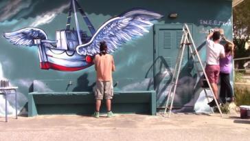 Με «καραβάκι» τους την τέχνη του δρόμου