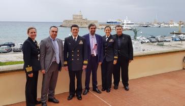 Επίσκεψη αντιπροσωπείας Αξιωματικών του USS ROSS (DDG-71) στην Περιφέρεια 