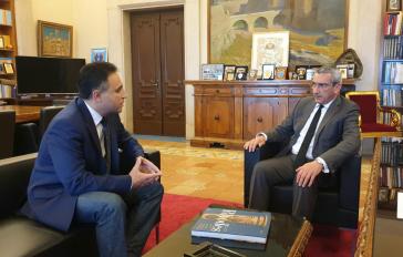 Ενημερωτική συνάντηση Γ. Χατζημάρκου με τον Περιφερειακό Συμπαραστάτη