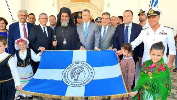 Στο Καστελλόριζο ο Περιφερειάρχης για τον εορτασμό της 76ης Επετείου της Απελευθέρωσης 