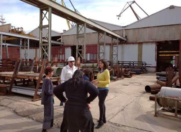 Επίσκεψη στο ναυπηγείο του Νεωρίου