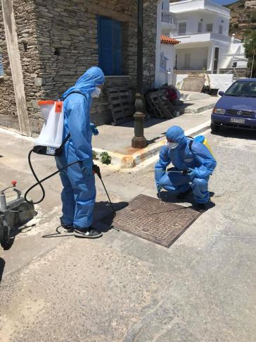 Απολυμάνσεις - απεντομώσεις από τον Δήμο Άνδρου