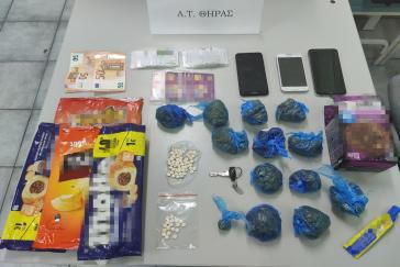 Σύλληψη για κατοχή και διακίνηση ναρκωτικών ουσιών στη Θήρα