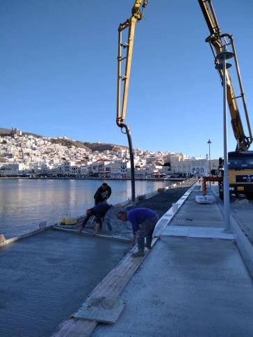 Ο λιμένας Ερμούπολης αρχίζει να αλλάζει όψη