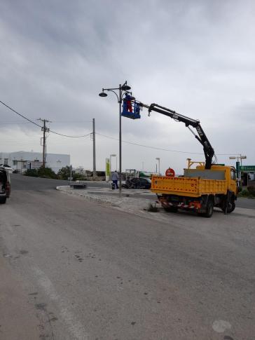 Ηλεκτροφωτισμός Περιφερειακού δρόμου πόλεως Τήνου