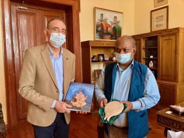 Συνάντηση Δημάρχου Σύρου - Ερμούπολης με τον Πρέσβη της Ινδίας