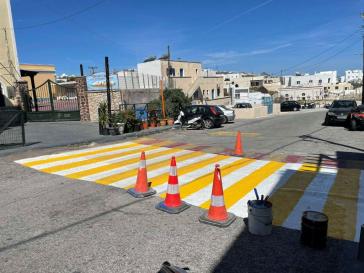 Σαντορίνη: Εργασίες κατασκευής διαβάσεων στις σχολικές μονάδεες