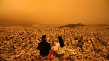 Δήμος Σύρου-Ερμούπολης: Οδηγίες προστασίας της δημόσιας υγείας, λόγω μεταφοράς αφρικανικής σκόνης