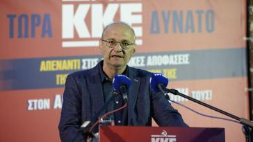 Στη Σύρο ο υποψήφιος ευρωβουλευτής του ΚΚΕ, Γιάννης Τασιούλας