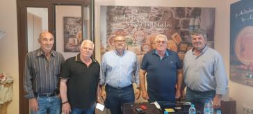 Στη Νάξο ο αντιπεριφερειάρχης Πρωτογενούς Τομέα Φιλήμονας Ζαννετίδης