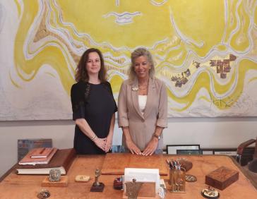 Στη Σύρο η Γενική Πρόξενος της Γαλλίας, Diane Roeser