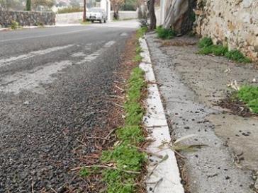 Ανύπαρκτα πεζοδρόμια