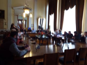 Καλωσόρισμα της Μ. Αγγελοπούλου από τους Δημοτικούς Συμβούλους