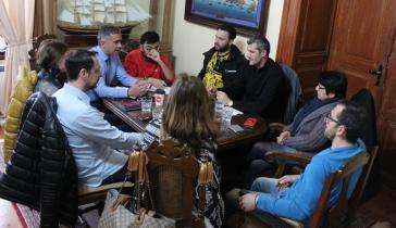 Συνάντηση Γ. Μαραγκού με το Σύλλογο Δρομέων Σύρου