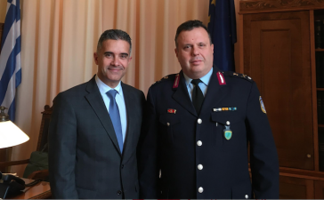 Συνάντηση Γ. Μαραγκού με τον νέο Περιφερειακό Αστυνομικό Διευθυντή Ν. Αιγαίου