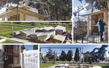 “Ακτινογραφία” στις εργασίες αποκατάστασης των ταφικών μνημείων 