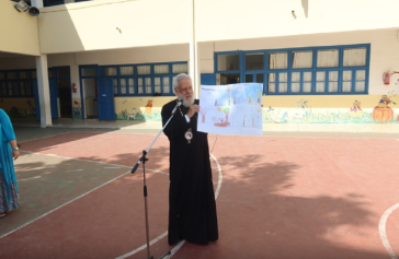 Επισκέψεις του Σεβασμιωτάτου κ. Δωροθέου Β΄ σε σχολεία της Σύρου