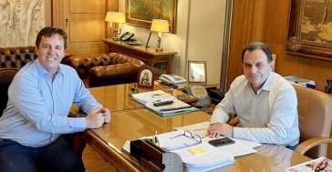 Συνάντηση του Δημάρχου Ιητών με τον Υπουργό Αγροτικής Ανάπτυξης