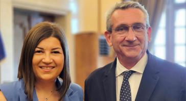 Υποψήφια με τον Γιώργο Χατζημάρκο η Ιουλία Καραμολέγκου