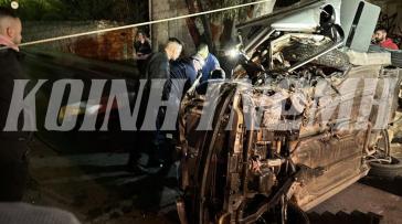 Σύρος: Σοβαρό τροχαίο ατύχημα τα ξημερώματα στον Αξό (ΦΩΤΟ)