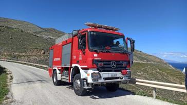 Σύρος: Μικρής έκτασης φωτιά κοντά στον ΧΥΤΑ