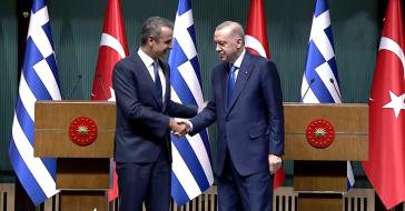 Μητσοτάκης - Ερντογάν: Καλό κλίμα αλλά και αιχμές για Θράκη, Μονή της Χώρας και Χαμάς