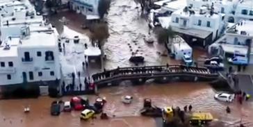 Εικόνες καταστροφής σε Πάρο και Μύκονο - Πώς πνίγηκαν σε δύο ώρες