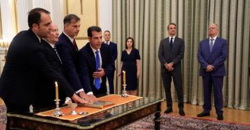 Ορκίστηκαν τα νέα μέλη της κυβέρνησης