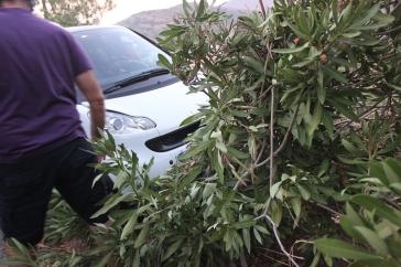 Σε χαντάκι όχημα στο δρόμο προς Κίνι 