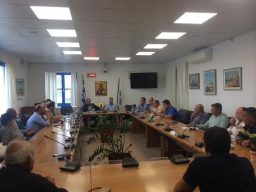 Σύσκεψη για την πρόληψη και αντιμετώπιση πλημμυρικών φαινομένων