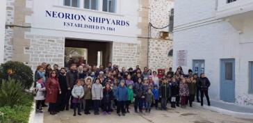 Επίσκεψη των Κατηχητικών στο Νεώριο