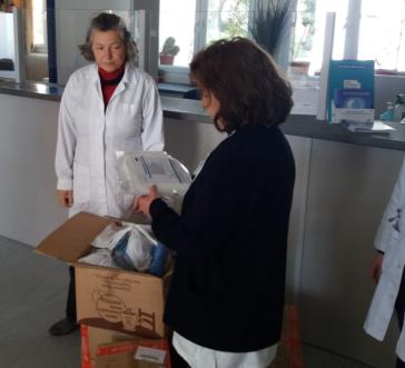 Παραλαβή υγειονομικού υλικού