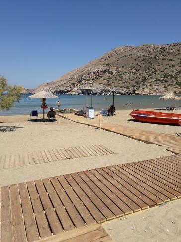 Προβάσιμος τουρισμος σε παραλίες Γαλησσά και Αγκαθωπών 