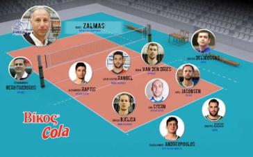 Η κορυφαία ομάδα Volley League 2019-20 από πλευράς Νίκου Ζαλμά