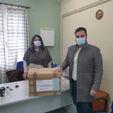 300 τεστ ταχείας ανίχνευσης παραδόθηκαν στο Κ.Υ. Μυκόνου από την Π.Ν. Αιγαίου 