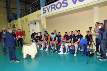 Σε οικογενειακό κλίμα η κοπή πίτας του Φοίνικα Σύρου ONEX 