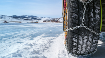 Απαραίτητη η χρήση αντιολισθητικών αλυσίδων στην ορεινή Νάξο 