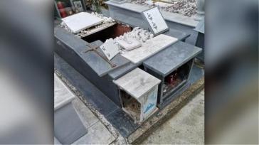 «Κυνηγοί» μετάλλων βανδάλισαν δεκάδες μνήματα σε νεκροταφείο